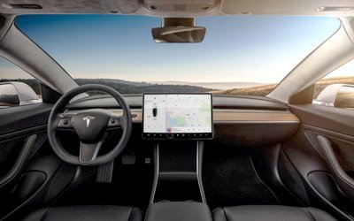 Интерьер Tesla 3