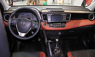 Интерьер Toyota RAV4 (Тойота Рав 4) 2014 года