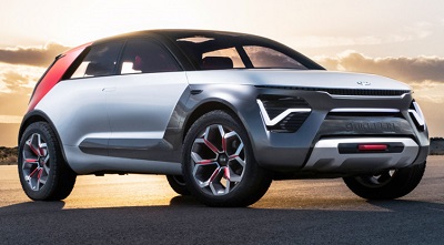Электромобиль-концепт Kia HabaNiro, вид спереди
