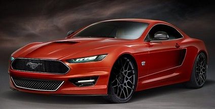 Скетч Ford Mustang