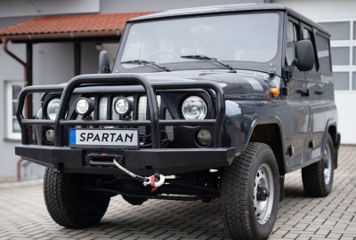 Электромобиль MWM Spartan на базе UAZ Hunter