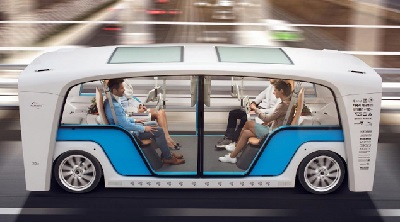 Rinspeed Snap - беспилотник-электрокар и одновременно мобильный офис